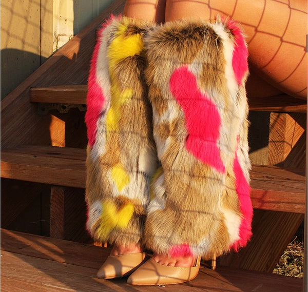 Nelly Bernal Faux Fur Boot Covers