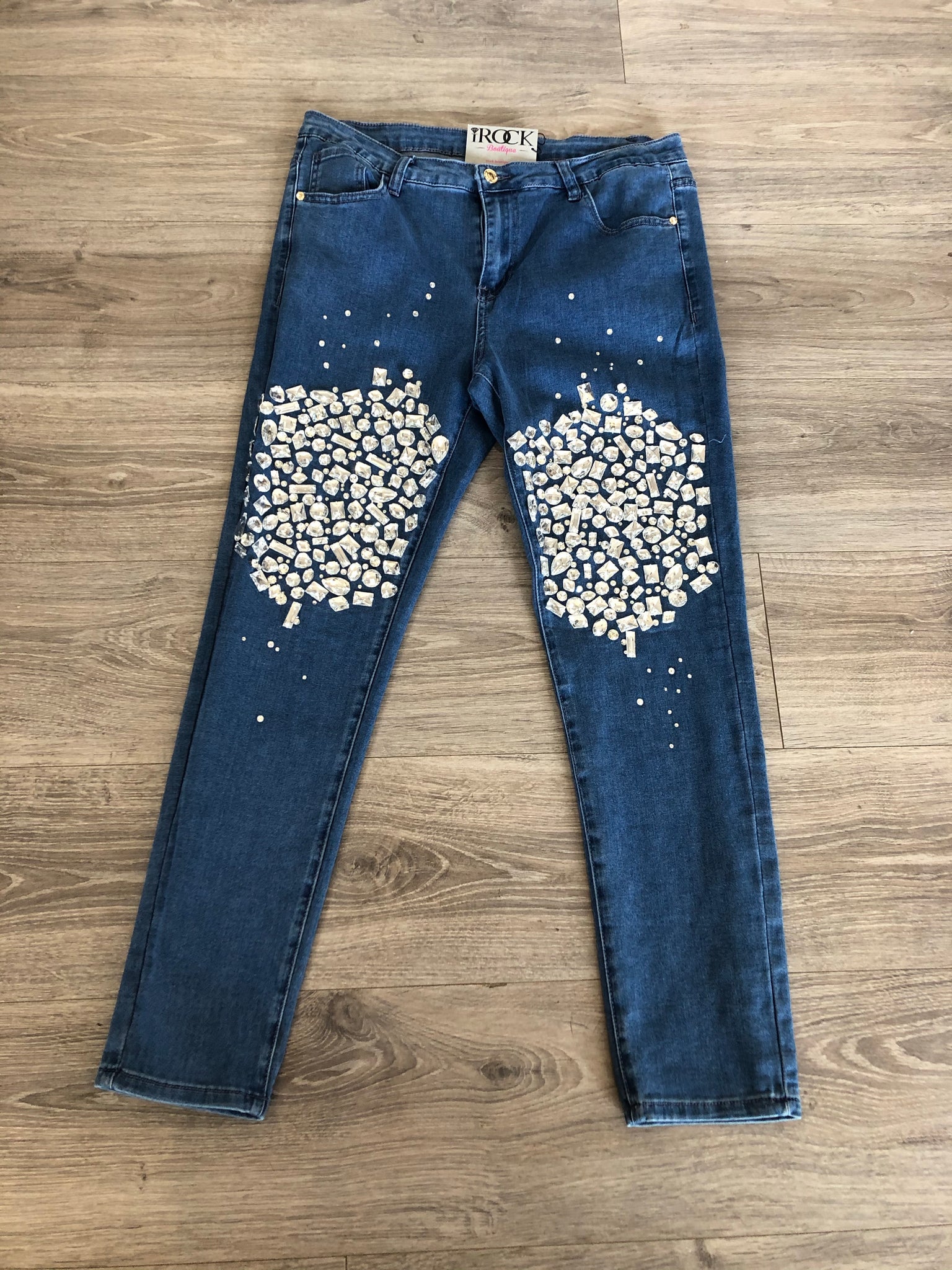 Brandy Bootcut Premium Stretch Denim Bling Jeans - Outback Supply Co